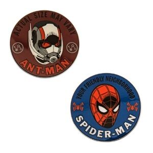 Marvel Heroes Mystery Pin Blind Pack Limited Release Antman Spiderman Set Duo